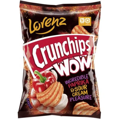 Lorenz Crunchips Wow Incredible Paprika & Sour Cream  80g