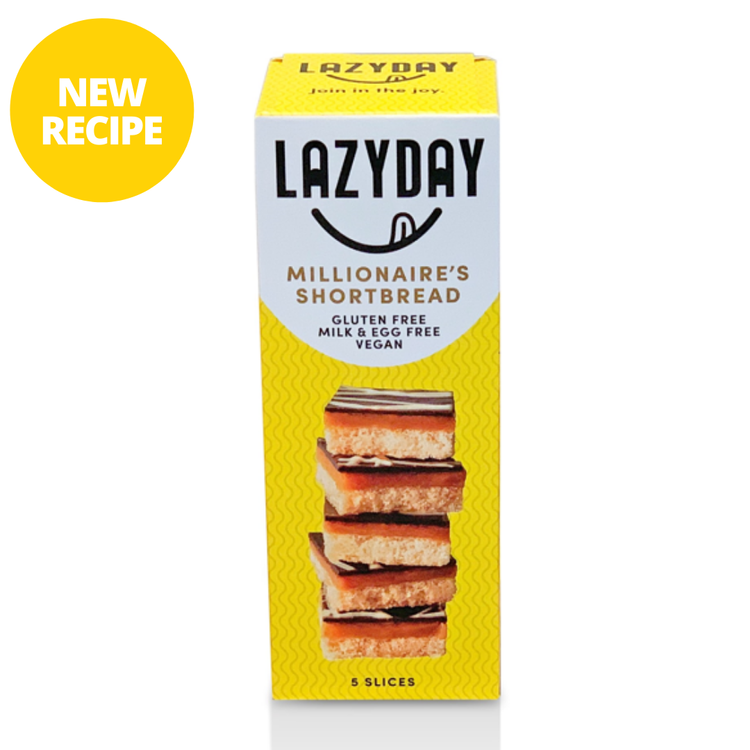 Lazy Day Foods Free From Millionaires Shortbread 150g