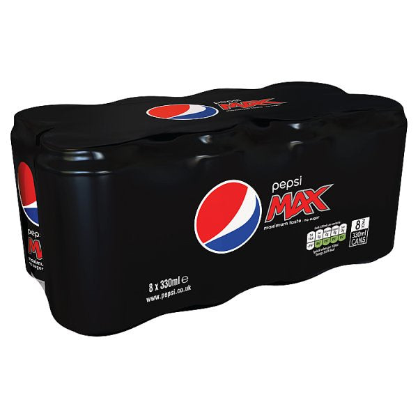 Pepsi Max 8 x 330ml [592]