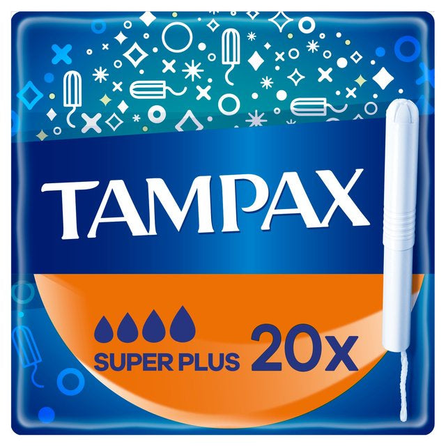 Tampax Super Plus With Applicator 20pk