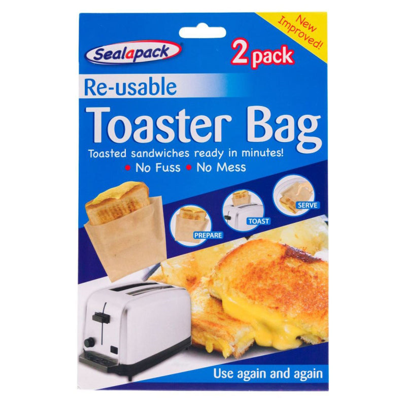 Sealapack Toaster Bags Re-Usable 2pk