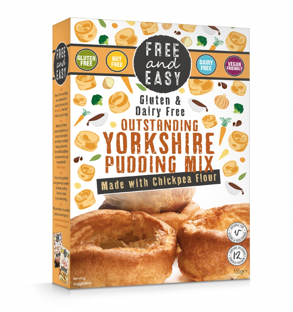 Free and Easy  Yorkshire Pudding Mix 155g
