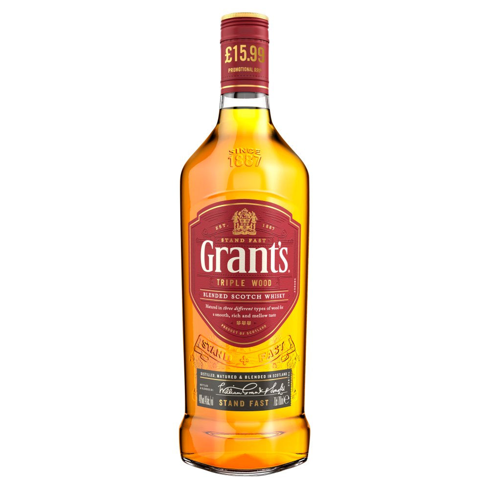 Grants Triple Wood Whisky 70cl* (5000356036667)