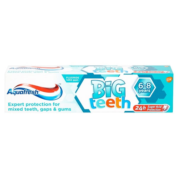 Aquafresh Big Teeth Toothpaste 50ml (4995689283643)