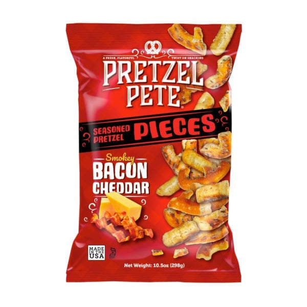 Pretzel Pete Pretzel Pieces Smokey Bacon Cheddar 160g