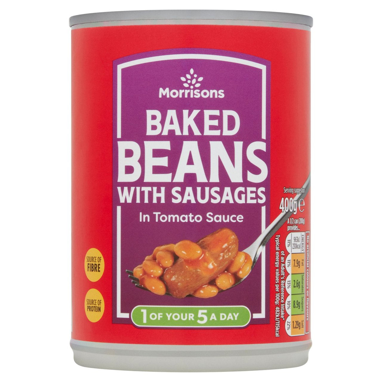 M Baked Beans & Sausages 400g