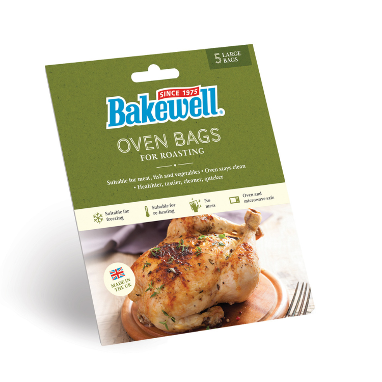 Bakewell Oven Roasting Bags Large  35 x 43cm 5pk*