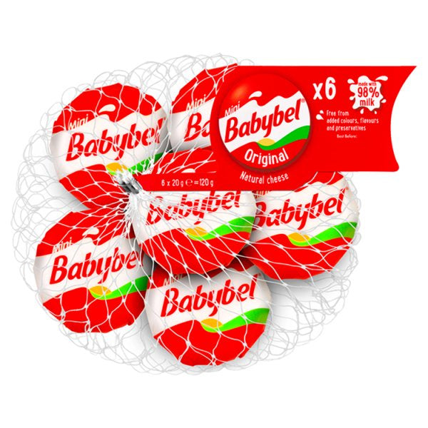 Babybel Mini Original Full Fat Soft Cheese 120g (4971872157755)