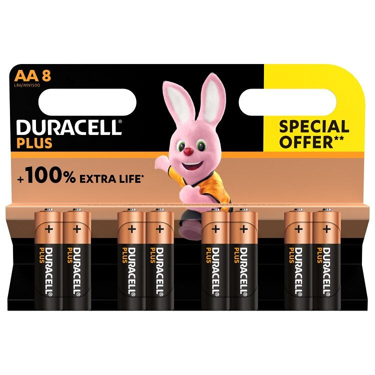 Duracell Plus AA Batteries 8pk*