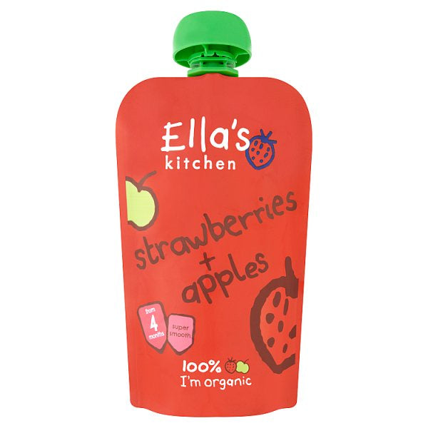 Ella's Kitchen Strawberry & Apple 120g (4979206389819)