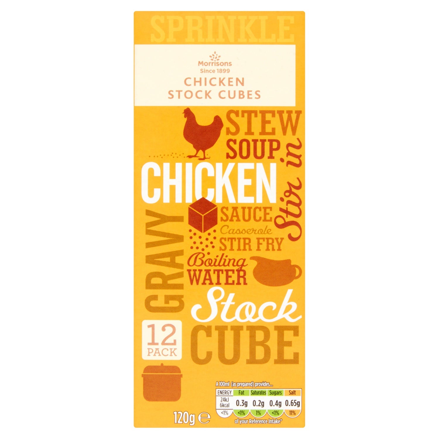 M Chicken Stock Cubes 120g