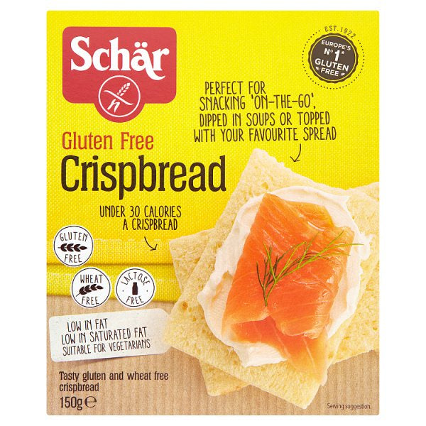 Schar Gluten Free Crispbread 150g (4979326091323)