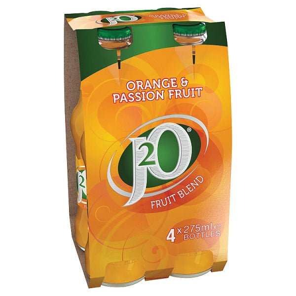 J2O Orange & Passion Fruit 4 x 275ml