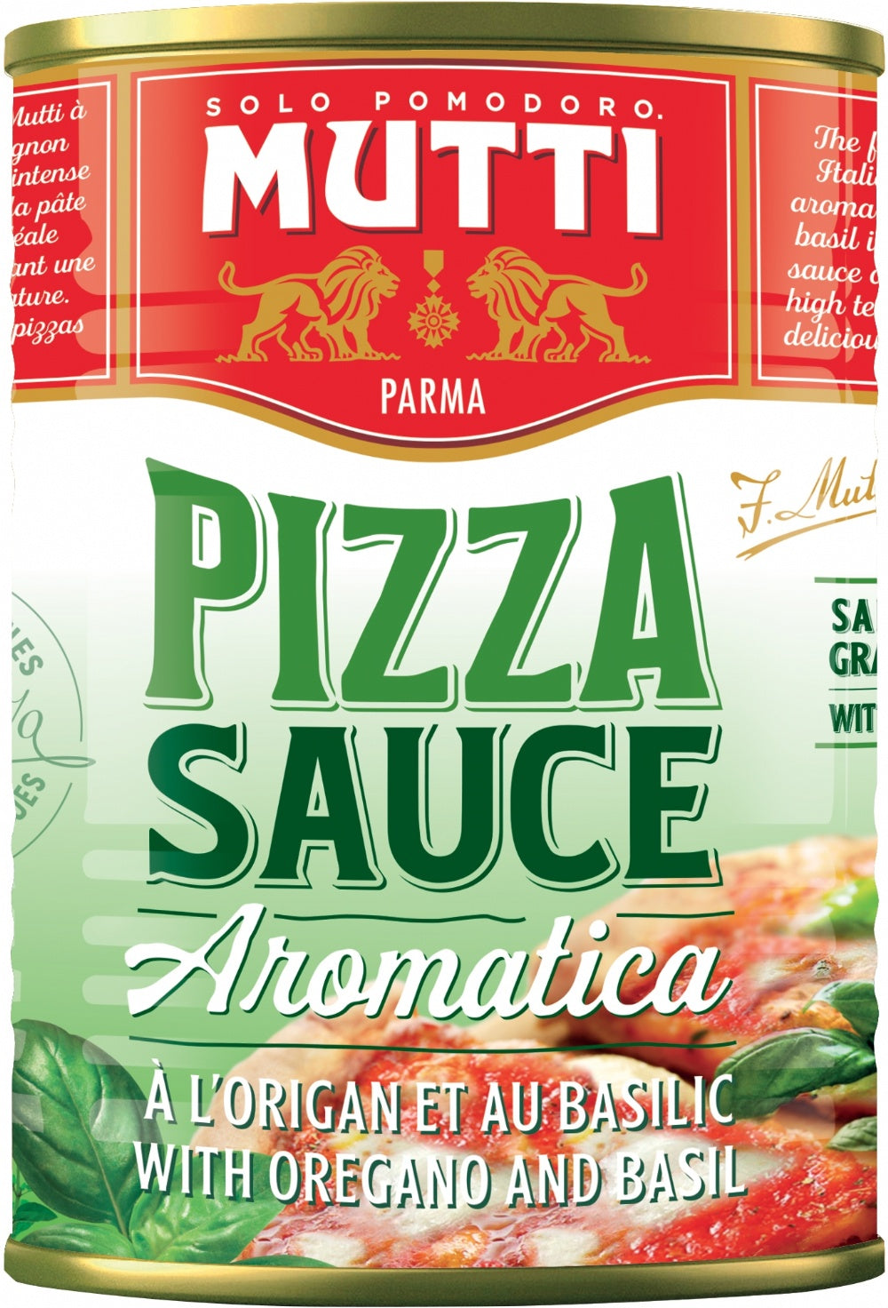 Mutti Pizza Sauce Aromatica With Basil & Oregano 400g