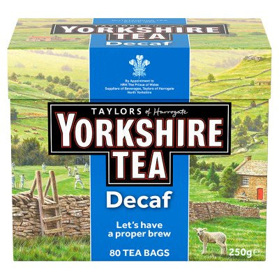 Yorkshire Decaffeinated Tea Bags 80pk (4973056655419)