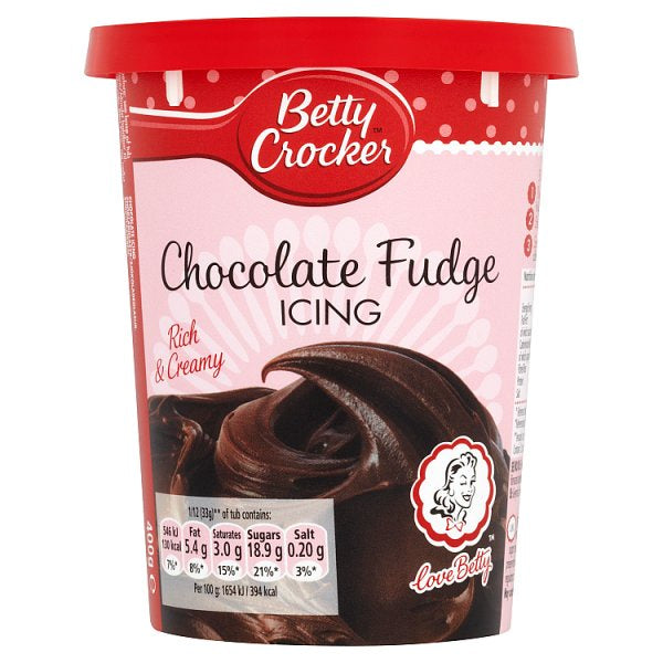 Betty Crocker Chocolate Fudge Icing 400g (4976595337275)