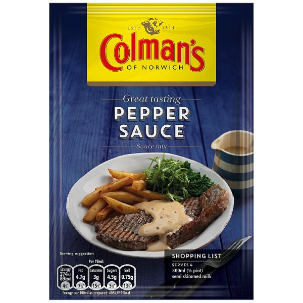 Colmans Pepper Sauce Mix 40g (4979259080763)