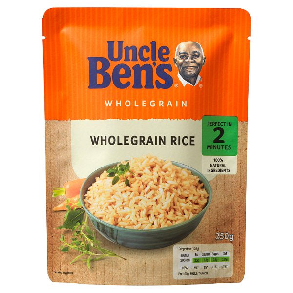 Uncle Bens Wholegrain Rice 250g (5002358161467)