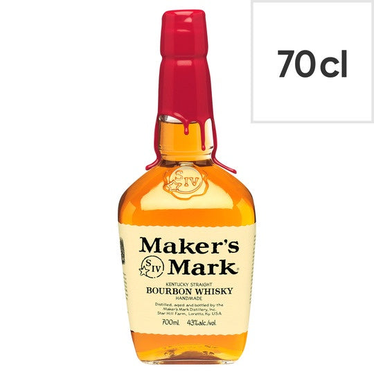 Maker's Mark Bourbon Whisky 70cl ABv 45%*