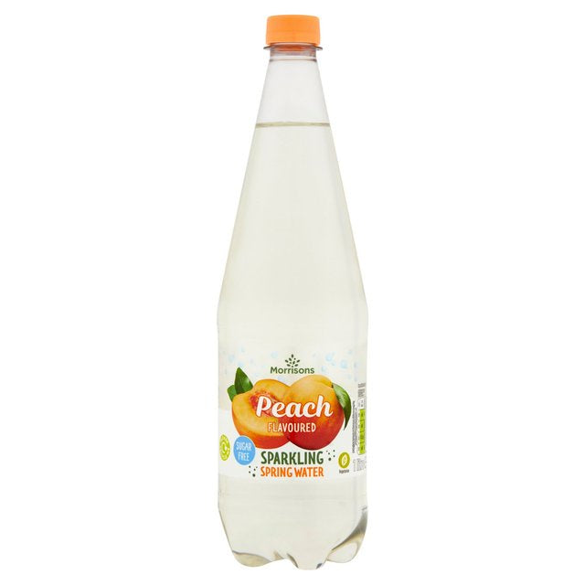 Morrisons Sparkling Peach Spring Water 1L