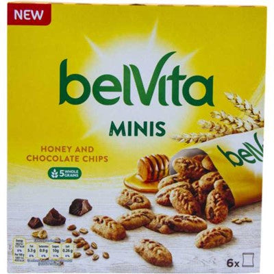 Belvita Mini's Honey & Chocolate Chip Bars 6pk