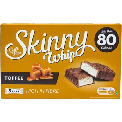 Skinny Whip 5 Toffee & Chocolate Bars 100g