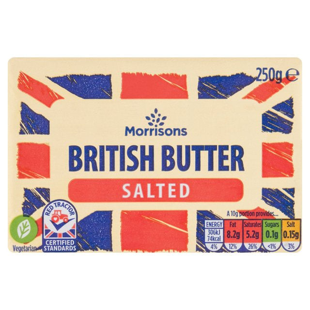 Morrisons Salted Butter British  Butter 250g [761]